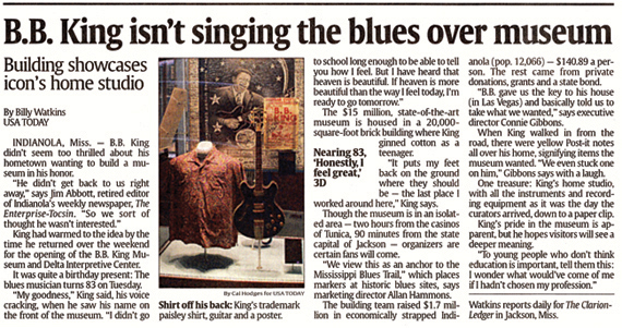 USA_Today -- BBKing Museum